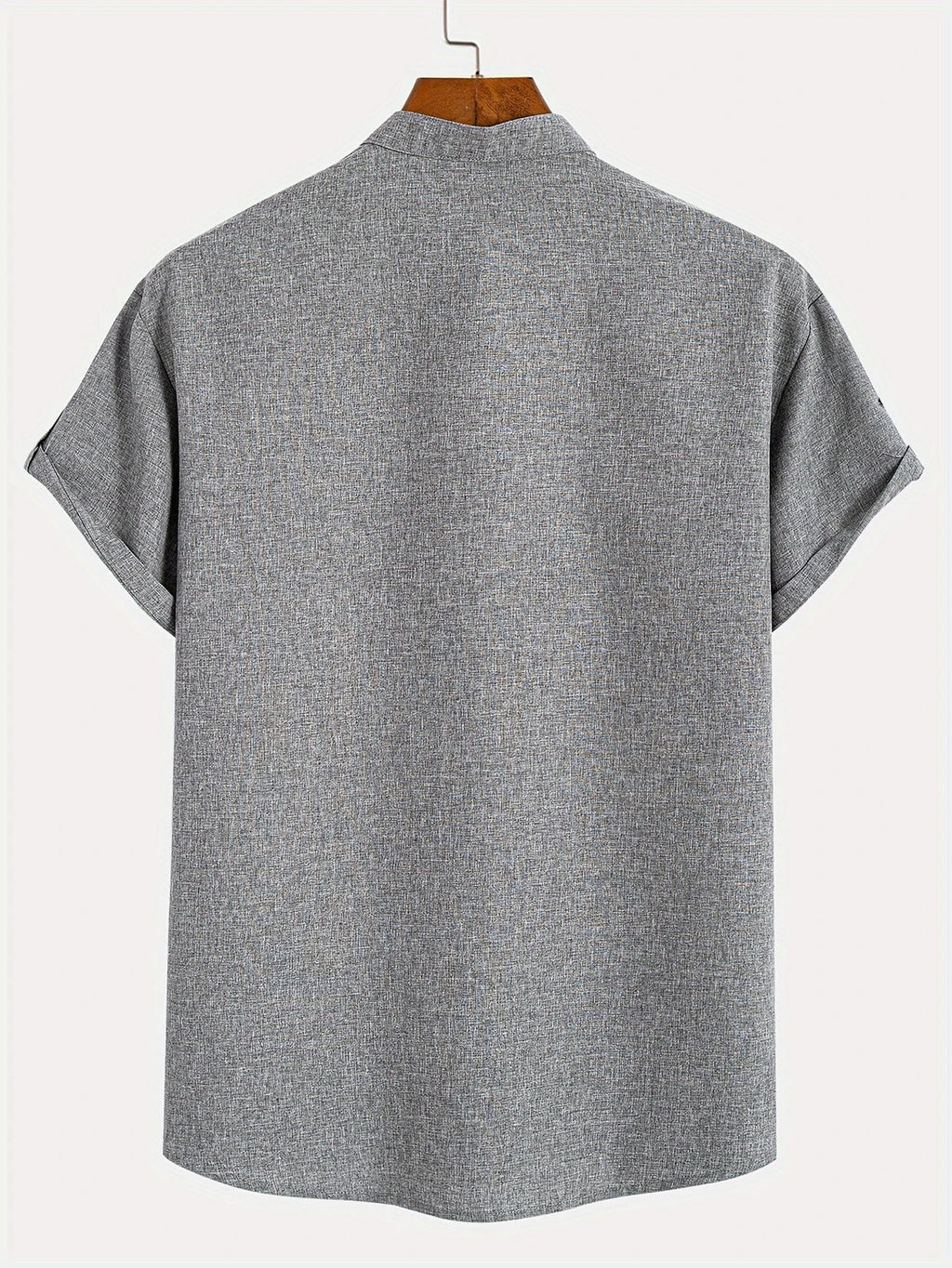 Harlan - Textured High-Collar Shirt