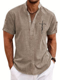 Harlan - Textured High-Collar Shirt