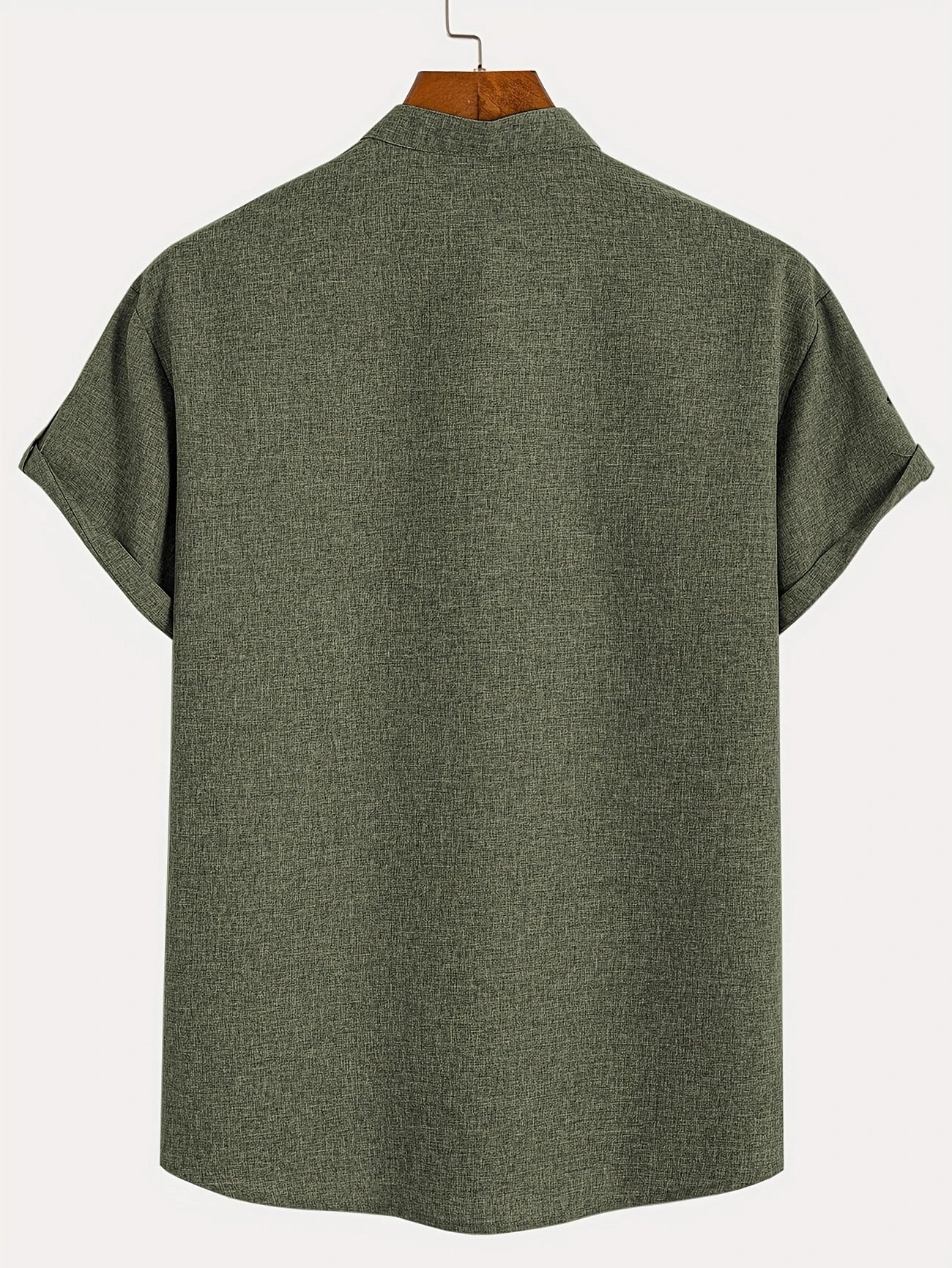 Harlan - Textured High-Collar Shirt