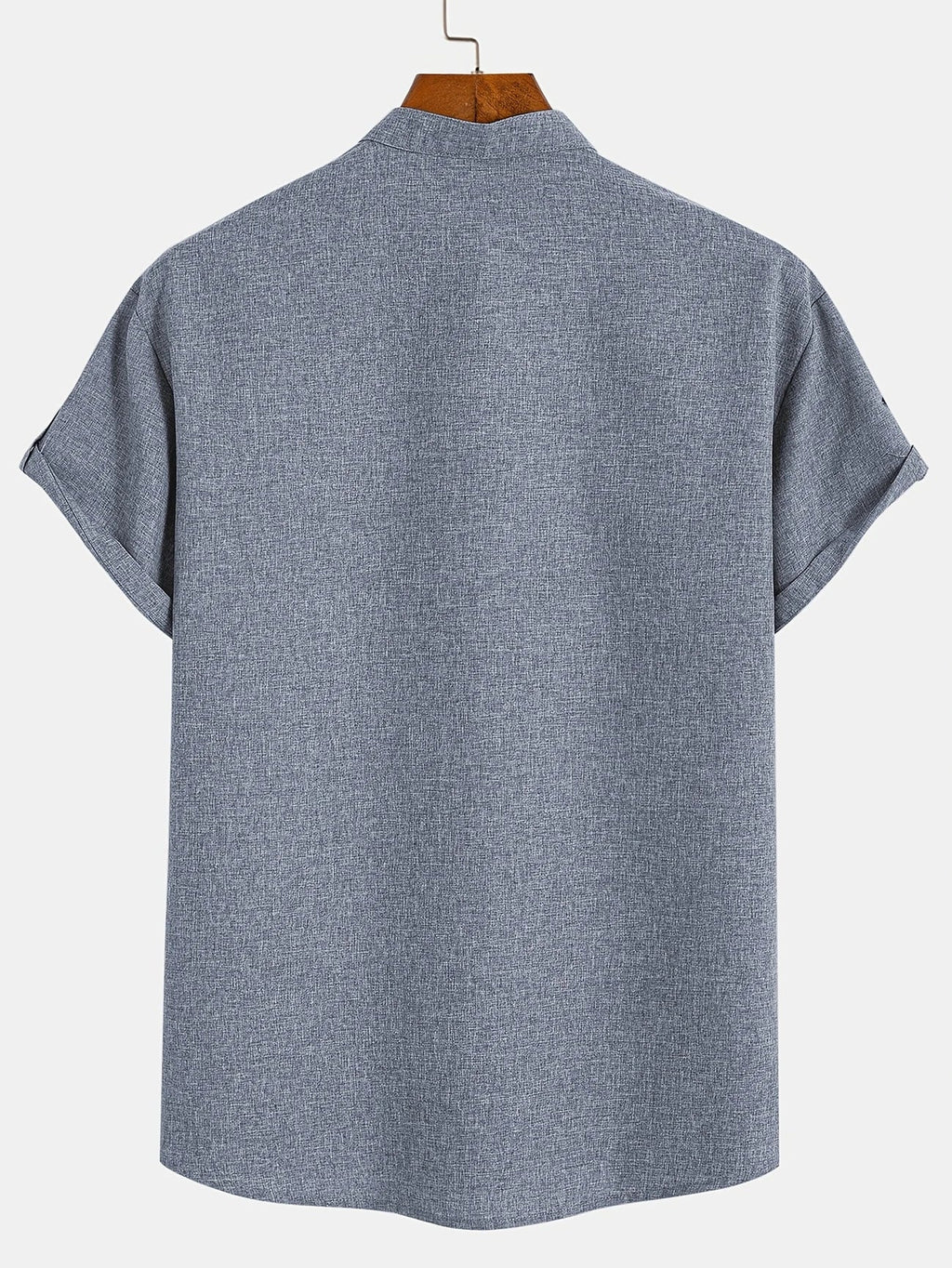 Harlan - Textured High-Collar Shirt