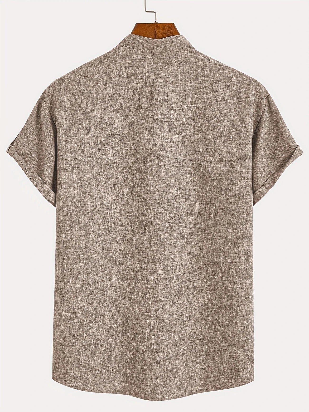 Harlan - Textured High-Collar Shirt