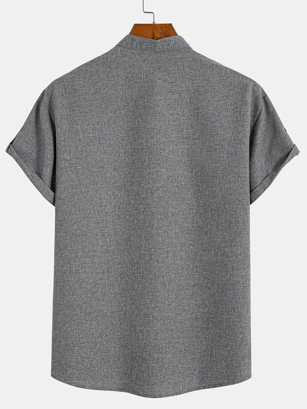 Harlan - Textured High-Collar Shirt