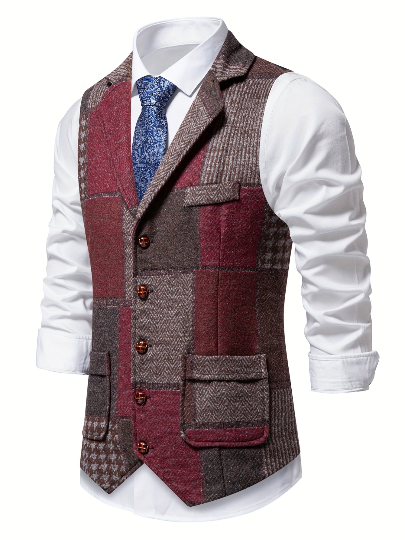 Evren - Tailored Patchwork Gilet