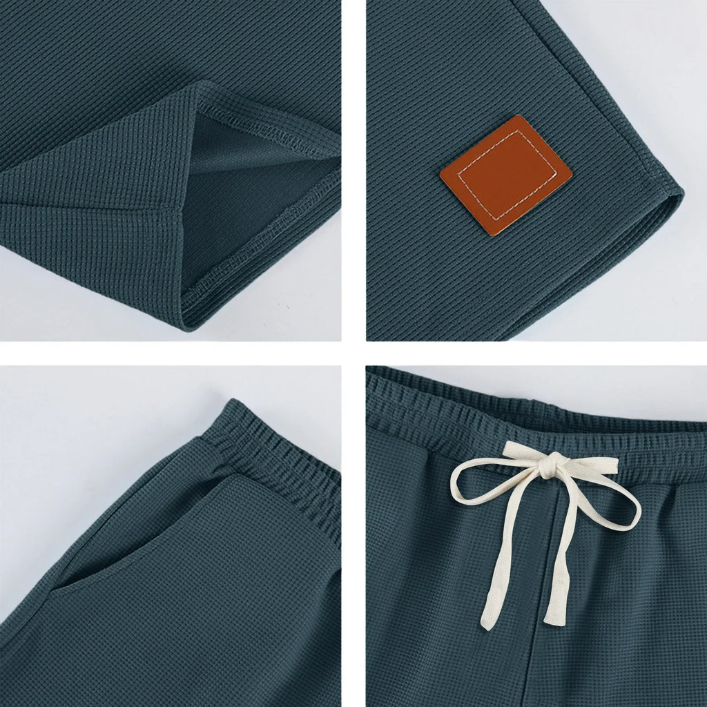 Garenix - Textured Athleisure Shorts