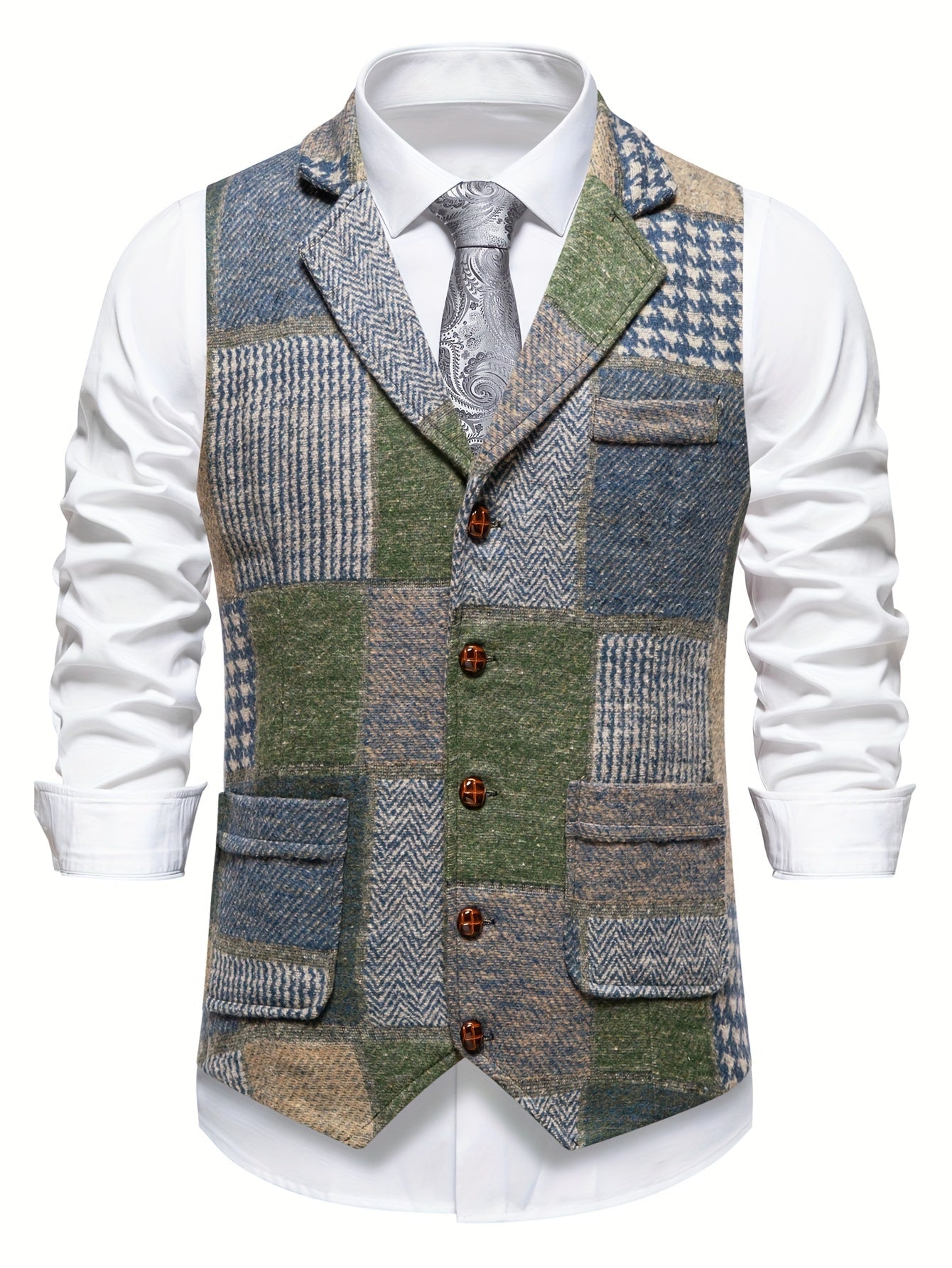 Evren - Tailored Patchwork Gilet