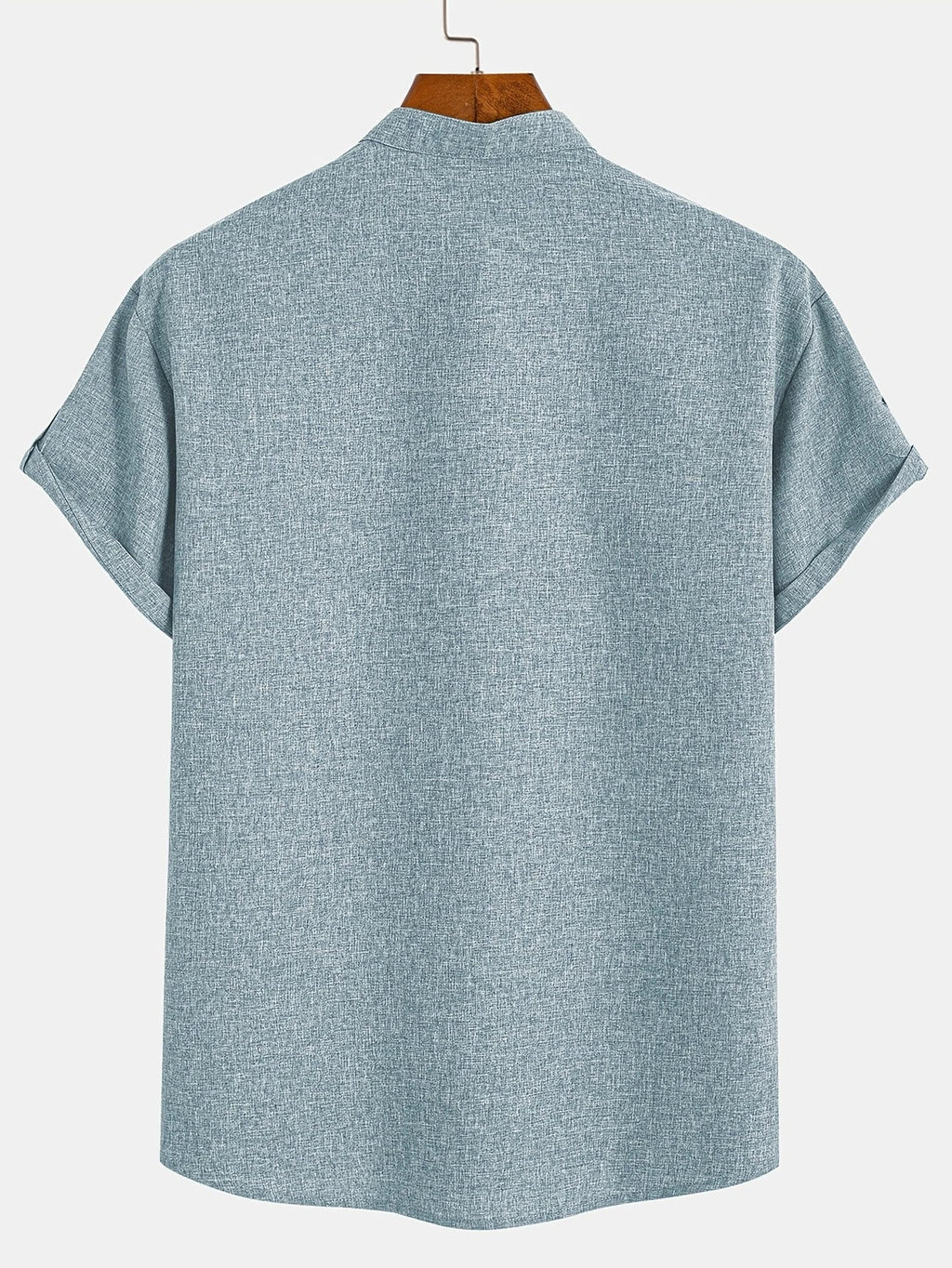 Harlan - Textured High-Collar Shirt