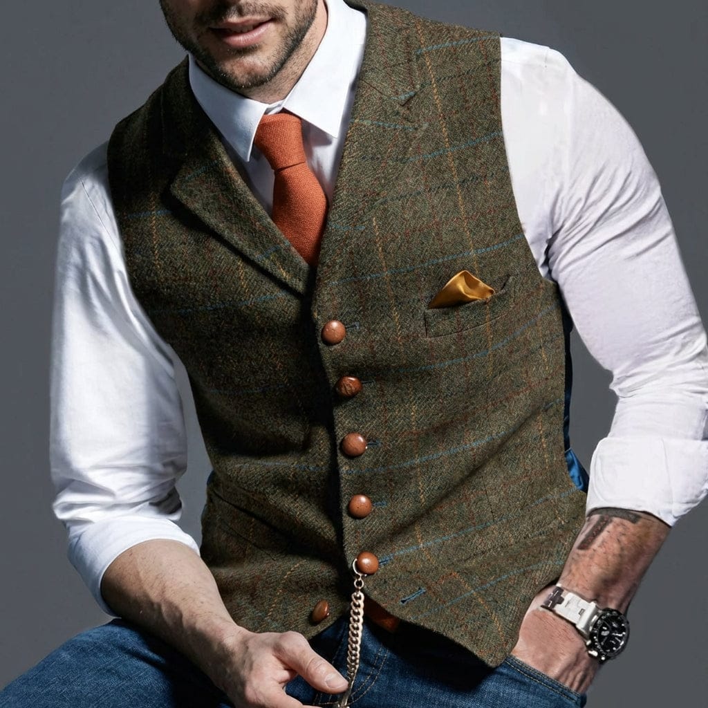 Kade - Textured Waistcoat